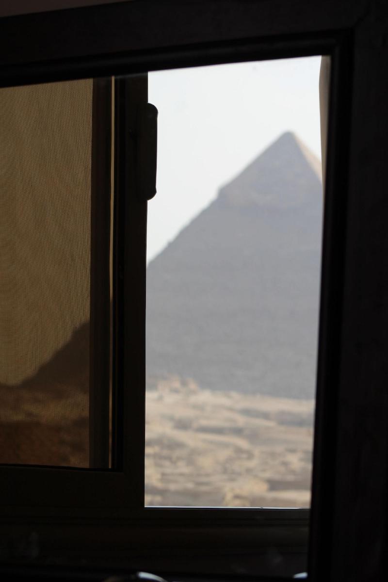 Amon Holiday Pyramids Inn Kafret el-Gabal Exteriör bild