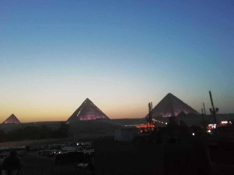 Amon Holiday Pyramids Inn Kafret el-Gabal Exteriör bild